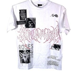 Civil Regime It's Our‎ Time Graphic T-Shirt White Medium Mens